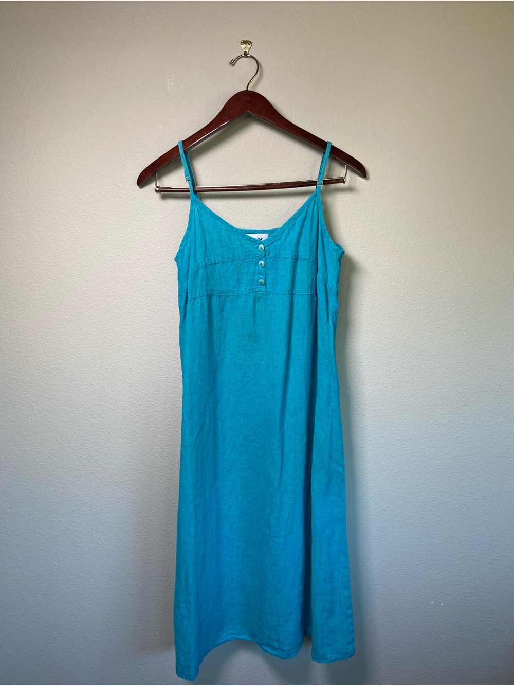 FLAX Linen Midi Slip Dress